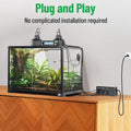 Smart Thermostat with Heating Timing Outlets, PID Dimming Thermostat for Day Night Temperature Controller, 3-Channel Dig