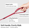 Hands Free Cat Leash Lightweight Adjustable Padded Handle
