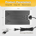 14 W Reptile Heat Pad 11 x 5.9 Inch Reptile Heating Pad Under Tank Terrarium Safe Fast Heating Mat Heat Mat for Turtles 