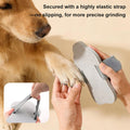 Dog Nail Scratch Board Handheld with Hand Strap, Frosted EVA