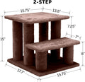 Furhaven Steady Paws Multi-Step Pet Stairs for High Beds & Sofas