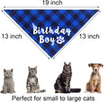 JOTFA Cat Birthday Party Supplies, Cat Birthday Hat with Number Bandana Bow Tie Banner Balloons Meow Letter Balloons for Cats Kittens Decorations
