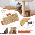 Niserelesa 164FT/50M Natural Sisal Rope for Cat Scratching Posts, 6mm Thick Jute Hemp Cat Rope for Cat Tree Replacement, Cat Scratch Post Repair, DIY Projects, and Furniture Wrapping