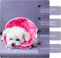 WZ PET Adjustable Dog Cat Cone,Soft Recovery Cat Cone Collar,Dog Protective Collar for Cats and Puppy Surgery,Pink,Small