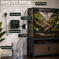 Reptile Smart Mister, Reptile Humidifiers Misting System with Timer