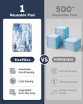 Yoofoss Washable Pee Pads for Dogs and Cats, Super Absorbent Reusable Dog Training Pads with Waterproof, Non-Slip Backin