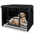 48 Inch Dog Crate Cover for Heavy Duty Dog Cages 900D Oxford Fabric Insulated Dog Kennel Cover UV-Resistant Chewproof Soundproof Windproof Rainproof Fit for Wire Dog Cage (Not Include Cage)