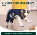 Kuoser Dog Surgery Recovery Suit, Professional Dog Surgical Suit for Back Legs, Soft Dogs Recovery Sleeve to Prevent Lic