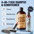 Detangling Dog Shampoo and Conditioner with Dog Perfume, Sunny & Honey