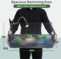 Large Turtle Tank Kit for Aquatic Turtles – Complete Starter Habitat with Filter, UVB Lamp, Basking Platform, Plants, Fe