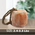 Himalayan Salt Lick Natural Minerals Block on Rope for Horses,Cattles,Deer,Goat and Other Livestock Long Lasting Origina