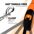 26Ft Retractable Dog Leash, Heavy Duty Great Leash for Dog up to 110 lbs, Anti-Slip Rubberized Handle, One-Handed Brake,