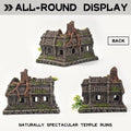 Aquarium Decorations Large Fish Tank Ornament Reptile House Shelter Decor Aquarium Hides with Betta Cave Temple Ruins Tr