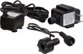 Sunnydaze 40GPH Submersible Fountain Pump with White LED & Transformer