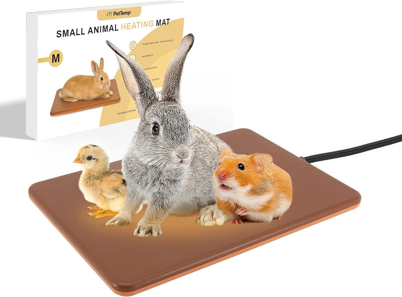 Small Animal Heating Pad, Safety Listed, Thermostatic, M 11.8 x 8.2 in, 25W