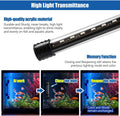 LED Aquarium Light with IP68 Waterproof and Memory Function Submersible Fish Tank Light with Remote and 16 Colors 7.5 In