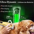 yucca Dog Grooming Clippers for Thick Heavy Coats, Cordless Animal Clippers Professional, Rechargeable Low Noise Clippers, Thick Fur Clippers with Metal Blade for Pets Dogs Cats