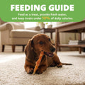 MON2SUN Dog Treats, Rawhide Twist Chicken Hide Sticks, Suitable for Puppy and Small Dogs, 5 Inch (Chicken, 14.11 oz)