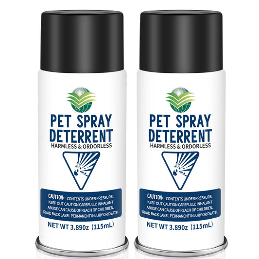 Cat Spray Deterrent System, Pet Deterrent Device Refill, CATSSS Refill [ 7.78Oz & 2 Pack ] Safe for Cats & Dogs Motion Activated Pet Deterrent Spray System-Only Applicable to The Same Brand System