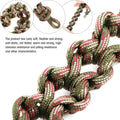 2 Pcs Reptile Vines for Climbing Bendable Jungle Vines Made of Handmade Umbrella Cord Weaving Rope Decor with 3 Suction 