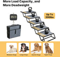 Veehoo Collapsible Dog Stairs for Large Dogs Car Truck SUV, Extra Wide 20"