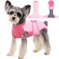 Kuoser Recovery Suit for Dogs, Soft Dog Spay Suit for Female Surgery Recovery, Breathable Dog Neuter Recovery Suit Male, Anti Licking Dog Onesie for Abdominal Wounds Cone Alternatives, Pink S