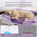 BELLA & PAL Orthopedic Dog Sofa Bed for Small/Medium Dog No Assembly Needed