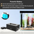 Carefree Fish Aquarium 6W Battery Backup AC DC Auto Switch Air Pump