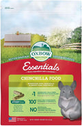 Oxbow Essentials Chinchilla Food, Made with Oxbow Alfalfa, Vitamin & Mineral Rich Food for Chinchillas, Small Animal Pet