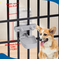 Kenond 50oz Rabbit Water Dispenser,Pet Dog Water Bottle for Crate Cage