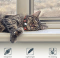Reflective AirTag Cat Collar, Integrated Cat Collar with Air Tag Holder