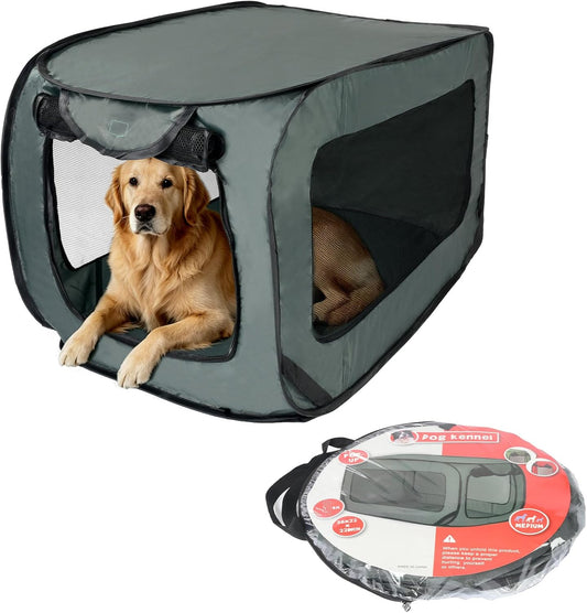 36 Inch Collapsible Dog Crate, Portable Kennel for Medium Dogs