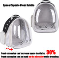 Front Expandable Large Cat Backpack Carrier, Fit up to 18 lbs, Space Capsule Bubble Window Pet Carrier Backpack for Large Fat Cat and Small Puppy
