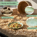 Hamster Food Bowl，2 Pcs Sunflower Hamster Bowls,Hamster Ceramic Food Bowl，Food Dish for Small Animals Hamster Guinea Pig