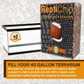 ReptiChip Reptile Bedding Loose Coconut Chip 12 Quart Coco Husk Substrate Mulch for Snake Habitat, Ball Python Terrarium