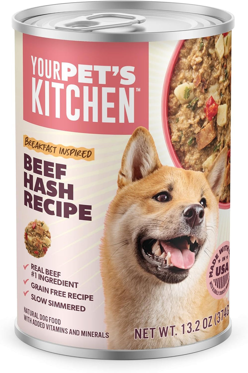 YOUR PET'S KITCHEN Beef Breakfast Hash Loaf, Adult, 13.2oz (12-Pk)