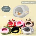 JanYoo Animal Bed Guinea Pig Accessories Cage Habitat Toy Hideout House Washable(L,Pig)