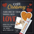 Catit Creamy Lickable Cat Treat, Chicken & Shrimp, 50 Pack, 0.5 Ounce