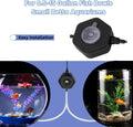 hygger Quiet Mini Small Aquarium Air Pump Betta Fish Tank Bubbler Oxygen Aeration Pump with Air Stone Tubing Suction Cup