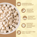 FHZRLP Freeze Dried Chicken,Freeze Dried Chicken Dog Treats Natural No Additives,Single Ingredient,High Protein,Suitable for All Ages Cats and Dogs,Dehydrated Suitable for Training