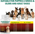Dog Dewormer with Fenbendazole for Dogs, Broad-Spectrum, Safe for Puppies 6 Weeks & Older, 100 Tablets