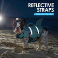 AOFITEE Dog Life Jacket Shark Medium Dog Life Vest for Swimming Boating, S
