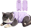 kzrfojy Cat Surgery Recovery Suit Cat Onesie for Cats After Surgery Spay Surgical Abdominal Wound Skin Diseases E-Collar