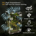 Acrylic Jumping Spider Habitat, Reptile Terrarium Easy Assembly, Bug Enclosure, Praying Mantis Habitat, Frog Enclosure, 