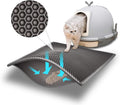Pieviev Cat Litter Mat, Double-Layer Waterproof Litter Trap, 24" x 15"