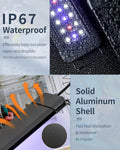 Pawfly 6 W Terrarium Light for 6" to 10" Terrariums Extendable Reptile Tank Light with Full Spectrum Brilliant White Blu