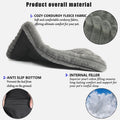zihapgpzp Cat Bed Dog Crate Pad Ultra Soft Comfy Flat Pet Bed Sleeping Cushion Washable Crate Mat for XX-Small Dogs and Indoor Cats Anti-Slip Tiny Dog Kennel Pad Cat Carrier Mat 18 x 12 inch Grey