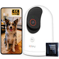 xpai 4K UHD Indoor Camera, 64G Built-in Storage No Subscription,Pet Camera Indoor with Phone App,Work as Baby Monitor/Cat/Dog Camera,360°Pan&Tilt,Two-Way Talk,Privacy Mode,AI Tracking/Detection