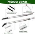 Reptile Feeding Tongs, Stainless Steel Long Tweezers Set