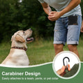 2Pcs Dog Treat Pouch, Dog Treat Pouches for Pet Training, Portable Auto Closing Dog Walking Bag with Carabiner for Puppy